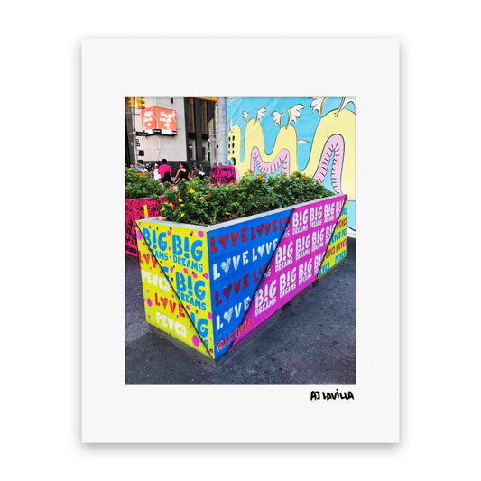 Big Dreams Love WTC Mini Print