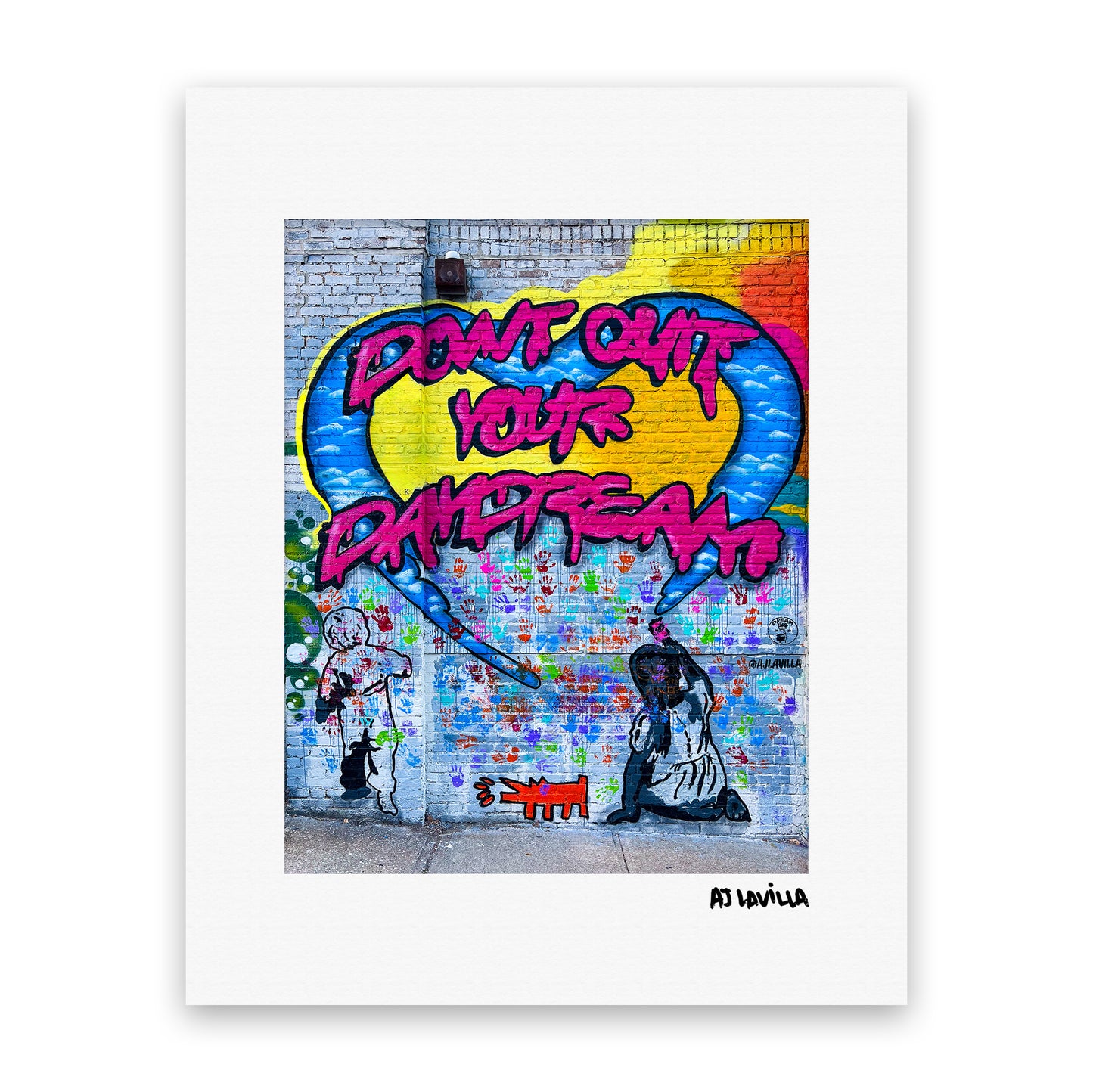 Don’t Quit Your Daydream Mini Print (Bedstuy Mural)