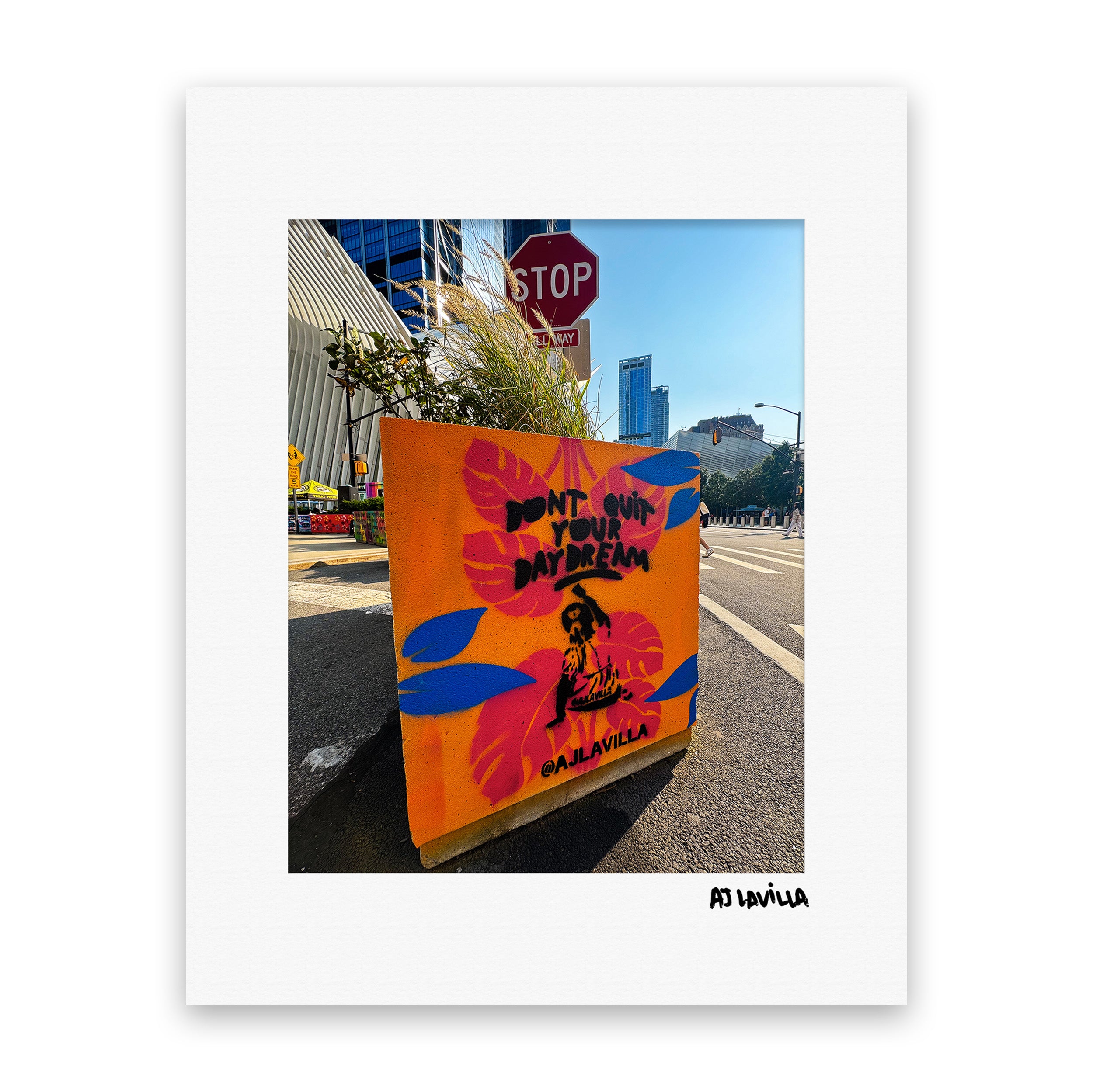 Don't Quit Your Daydream (WTC Planter) – AJ Lavilla Art LLC